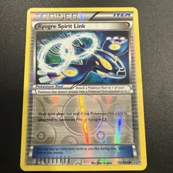HP Pokemon Kyogre Spirit Link 132/160 XY - Primal Clash Reverse Holo - Image 1
