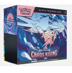 Pokemon TCG: Mega Evolution Chaos Rising Elite Trainer Box Sealed Case (10 Box) - Image 1