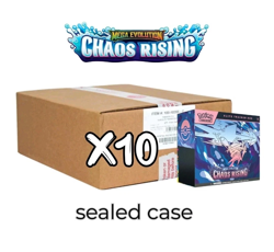 Pokemon TCG: Mega Evolution Chaos Rising Elite Trainer Box Sealed Case (10 Box) - Image 2