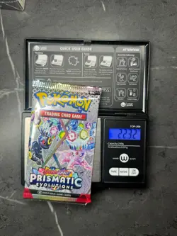 (VERY HEAVY) 🔥22.32g Prismatic Evolutions Pokemon Sealed Booster Pack Brand New - Image 1