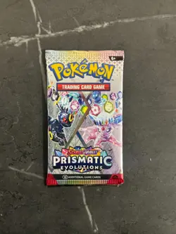 (VERY HEAVY) 🔥22.32g Prismatic Evolutions Pokemon Sealed Booster Pack Brand New - Image 2