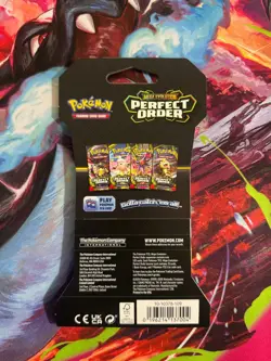 (VERY HEAVY)🔥 31.99g Pokemon Perfect Order Sleeved Booster Pack Factory Sealed✅ - Image 4