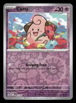 Cleffa 080/197 C Obsidian Flames Reverse Holo NM/M Pokemon - Image 1