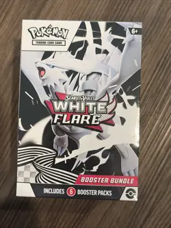 Pokemon WHITE FLARE Booster Bundle Box New Factory Sealed Cards 6 Packs TCG - Image 1