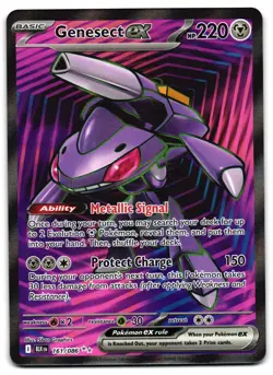Genesect ex 161/086 - Black Bolt Ultra Rare Pokemon TCG - NM Card - Image 1
