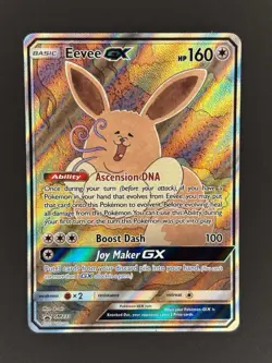 Pokemon TCG Eevee GX SM233 Sun & Moon Promos Promo Holo 2019 Basic 160 HP - Image 2