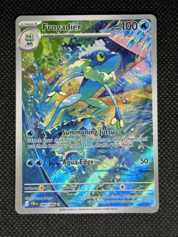 Frogadier IR Pokemon ME04 Chaos Rising Illustration Rare 089/086 Near Mint TCG - Image 1