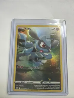 Pokemon TCG Riolu GG26/GG70 Crown Zenith Galarian Gallery Holo - Image 1
