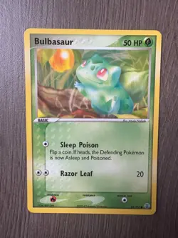 Pokemon TCG BULBASAUR 54/112 Regular EX Fire Red & Leaf Green (2004). NM/M - Image 1