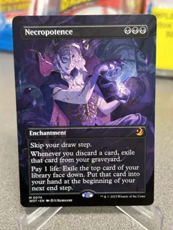 Necropotence (Anime Borderless) - Wilds of Eldraine: Enchanting Tales - Regular - Image 1