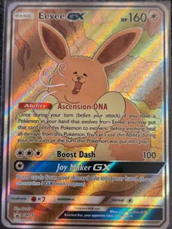 Eevee GX SM233 Q-rais art- English Pokemon TCG Promo Sun and Moon - Image 2