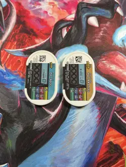 Pokemon Alolan Vulpix & Alolan Ninetales Battrio Tretta Mezastar Token Lot of 2 - Image 2