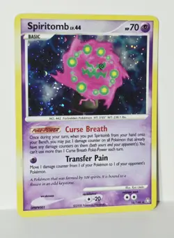 Spiritomb 16/146 Swirl Holo Rare - D&P Legends Awakened - Pokemon 2008 LP - Image 1