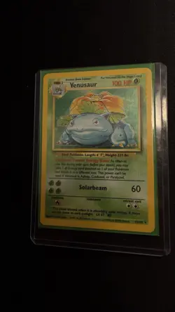 Wizards of the Coast Venusaur Base Set 15/102 Holo Rare Unlimited 1999 100 HP - Image 1