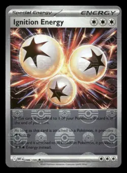 Ignition Energy (Poke Ball Pattern) 086/086 Holo White Flare Pokemon NM/M - Image 1