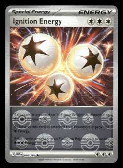 Ignition Energy (Poke Ball Pattern) 086/086 Holo White Flare Pokemon NM/M - Image 1