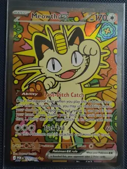 Pokemon. Meowth ex 121/088. Special Illustration Rare -Perfect Order - Image 1