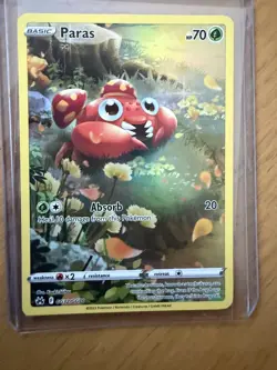 Pokemon TCG - Paras GG32/GG70 - Crown Zenith Galarian Gallery Full Art NM - Image 1