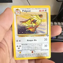 Pokemon Pidgeot 8/64 Holo Rare 80 NM/LP Spanish 1999 Wizards of the Coast - Image 3
