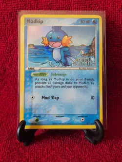 Pokemon Mudkip 57/100 Reverse Holo Stamped ex Crystal Guardians ex+ [READ) - Image 1