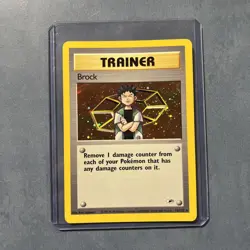 Pokemon TCG Brock 15/132 Gym Heroes 2000 WOTC - Near Mint - Image 1