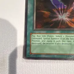 Yu-Gi-Oh! Premature Burial Spell-Equip Holo Pharaoh's Servant Konami PSV-037 - Image 2