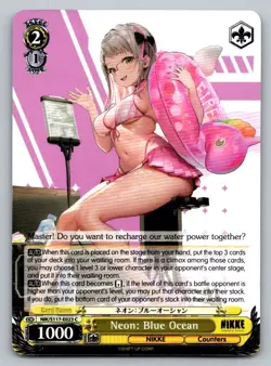 Neon: Blue Ocean NIK/S117-E023 C C GODDESS OF VICTORY: NIKKE Weiss Schwarz NM - Image 1