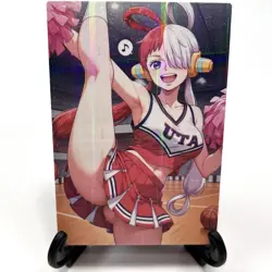 One Piece Uta Sexy Hot Anime Waifu Girl Doujin Lewd Goddess Story Holo Art Card - Image 2