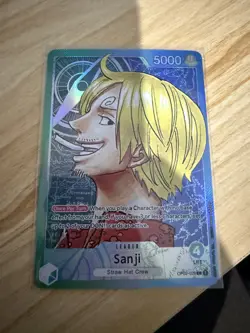 One Piece Card Game Sanji Alternative Art Card OP02-026 - Image 1