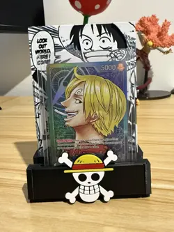 One Piece Card Game Sanji Alternative Art Card OP02-026 - Image 2