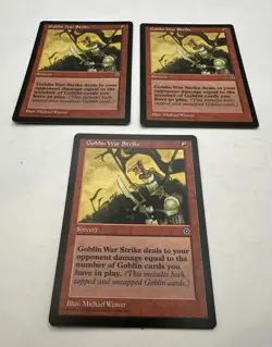 MTG X1 * Goblin War Strike Portal Second Age NM Plus NP Regular SellbyCyn - Image 1