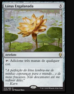 MTG Gilded Lotus Mirrodin 175/306 Regular Rare *FREE SHIPPING* - Portuguese - Image 1