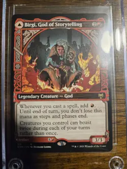 Birgi, God of Storytelling (Showcase) Kaldheim Regular - Image 1