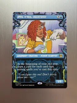 April O’Neil, Hacktivist - 227 - MTG: Teenage Mutant Ninja Turtles - Borderless - Image 1