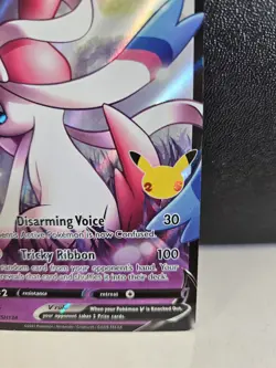 Pokemon TCG Dark Sylveon V SWSH134 Full Art Black Star Promo Rare Holo - Image 3