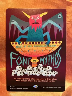 MTG Borderless Font of Mythos Secret Lair: X KEXP: You Are Not Alone!! - Image 1