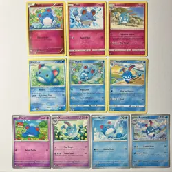 Marill & Azumarill Pokemon Card Lot x10 - Mixed Sets - Excellent Condition - Image 1