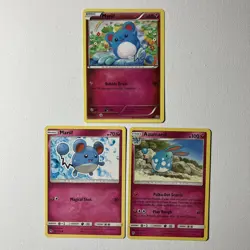 Marill & Azumarill Pokemon Card Lot x10 - Mixed Sets - Excellent Condition - Image 2