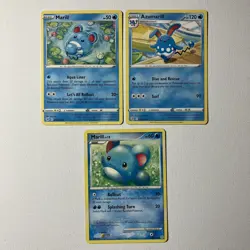 Marill & Azumarill Pokemon Card Lot x10 - Mixed Sets - Excellent Condition - Image 4