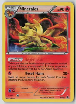 Ninetales BW66 Holo Promo Black And White Promo Pokemon HP - Image 1