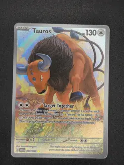 Tauros 96/86 Illustration Rare Pokemon Chaos Rising ME04 NM - Image 1