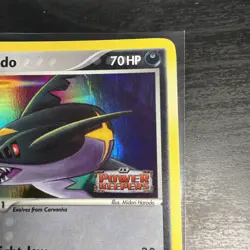 2007 Pokemon Sharpedo 38/108 - EX Power Keepers Stamped - Holo Foil - Image 4