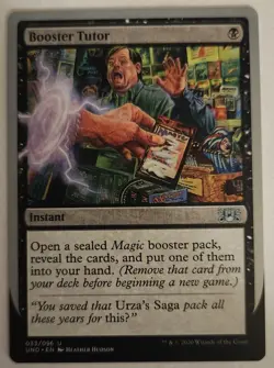 Booster Tutor MTG UND 033 NM Uncommon Unsanctioned Unplayed fUN tutor :) - Image 1