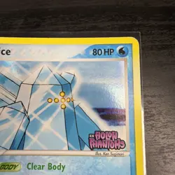 POKEMON EX HOLON PHANTOMS (DELTA SPECIES) REVERSE HOLO REGICE STAMPED 27/110 - Image 4