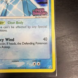 POKEMON EX HOLON PHANTOMS (DELTA SPECIES) REVERSE HOLO REGICE STAMPED 27/110 - Image 5