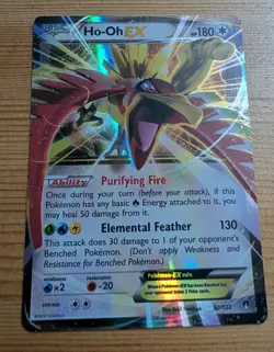 Ho-Oh EX 92/122 Ultra Rare Holo XY - BREAKpoint Pokemon Card MP - Image 1