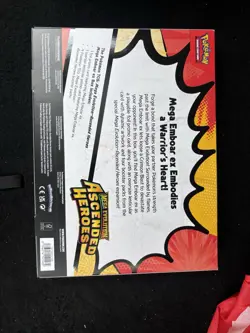 Pokemon -Ascended Heroes -Mega Emboar EX Box - Sealed- New - - Image 2