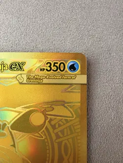 Mint condition Pokemon Mega Greninja EX Secret Rare Full Art Foil 122/086 CR1 - Image 3