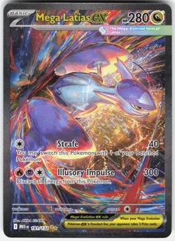 Pokemon Mega Latias ex 181/132 Mega Evolution Pokemon NM A - Image 1
