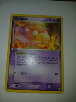 Slowpoke Pokemon TCG Team Rocket Returns non holo Holo Common 76/109 50 HP 2004 - Image 1